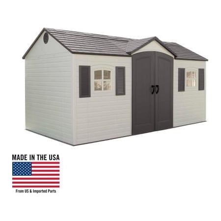 Lifetime Lifetime Storage Shed 15' x 8' Front Entry With Windows 6446